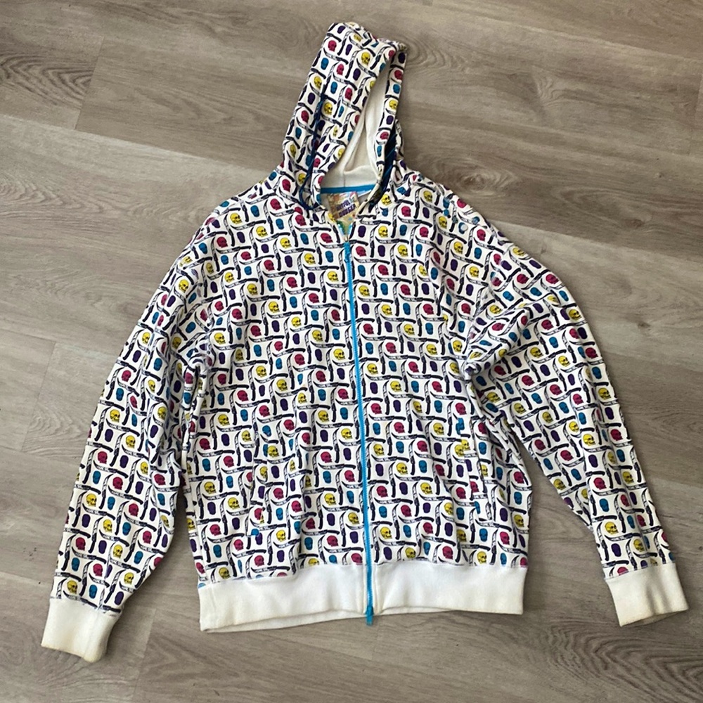 Vintage Artful Dodger size Large. Rare all over print from over 10 years ago